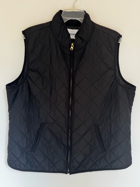 Old Navy Jackets & Blazers - Old Navy Full-zip Quilted Black Vest- Size XXL